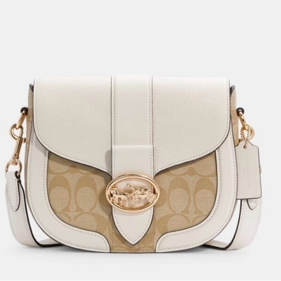 Coach Handbags - Coach Beige Crossbody Bag